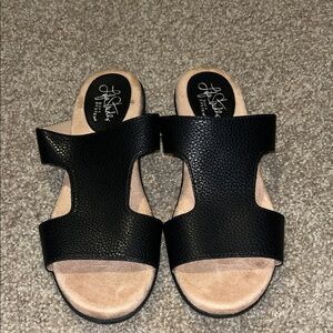 Stylish Black Sandals by Life Stride